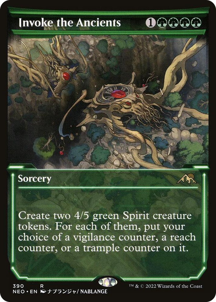 0390 Invoke the Ancients (Showcase) R Kamigawa: Neon Dynasty