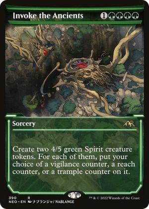 0390 Invoke the Ancients (Showcase) R Kamigawa: Neon Dynasty