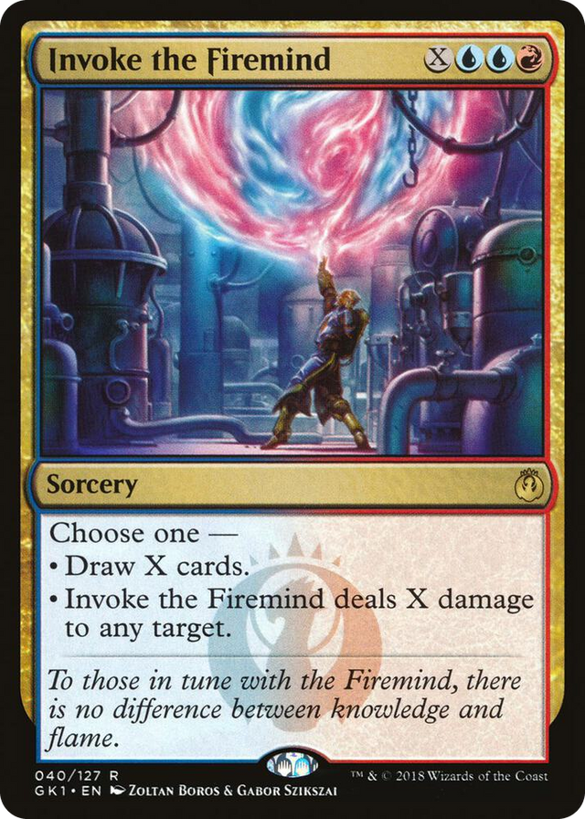 0040 Invoke the Firemind R Guilds of Ravnica: Guild Kits