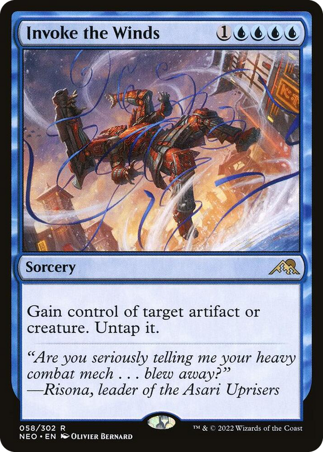 0058 Invoke the Winds R Kamigawa: Neon Dynasty