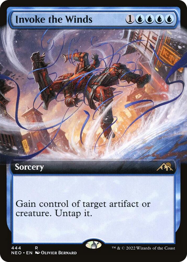 0444 Invoke the Winds (Extended Art) R Kamigawa: Neon Dynasty