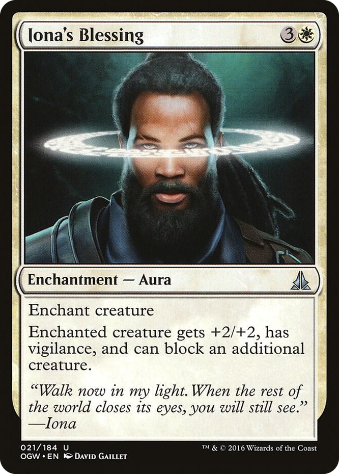 Iona's Blessing #21 U - Oath of the Gatewatch Pokemon card