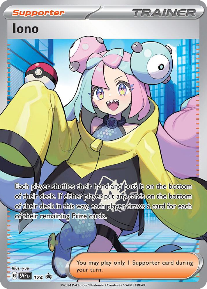 0124 Iono - 124 Promo Scarlet & Violet Promo Cards