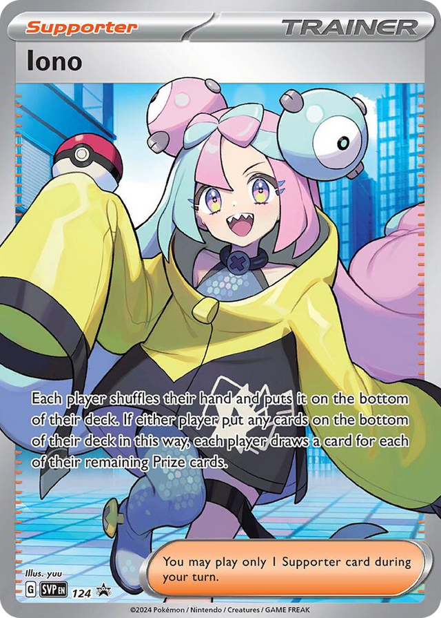 0124 Iono - 124 Promo Scarlet & Violet Promo Cards