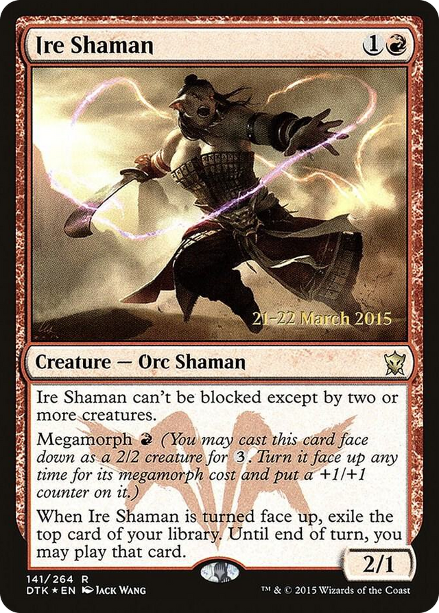 0141 Ire Shaman R Prerelease Cards