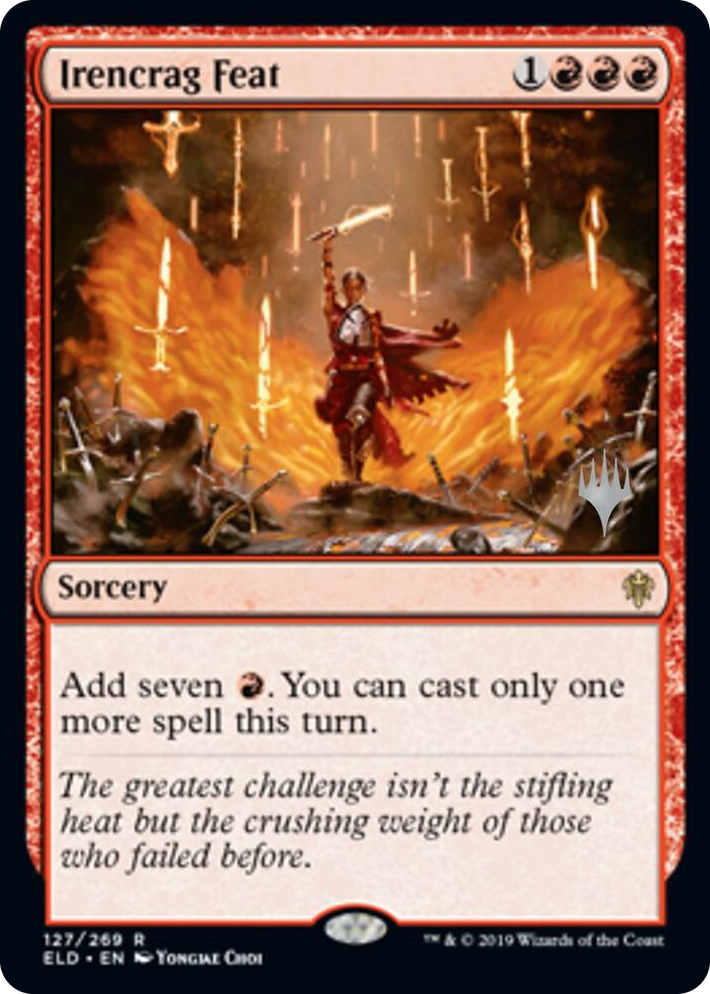 0127 Irencrag Feat R Promo Pack: Throne of Eldraine