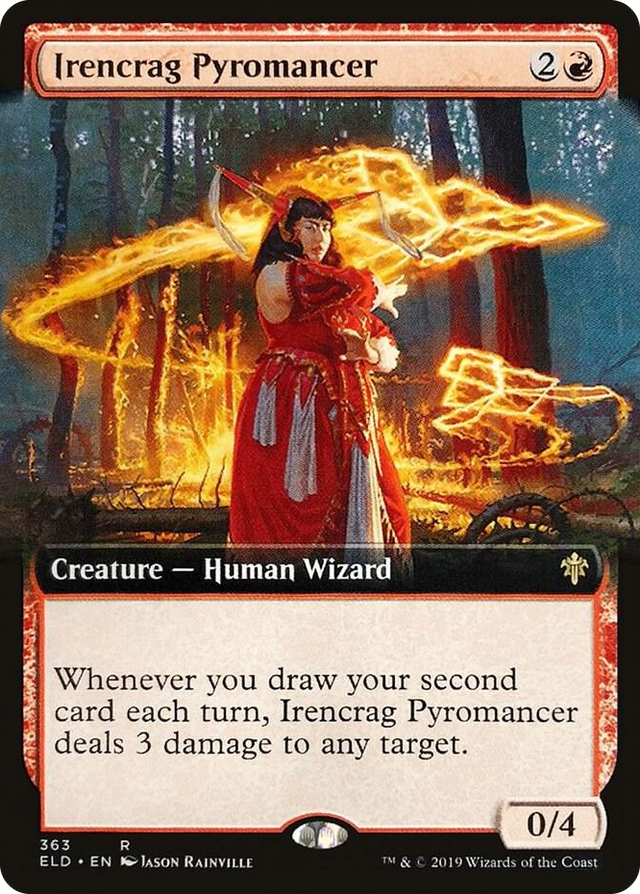 0363 Irencrag Pyromancer (Extended Art) R Throne of Eldraine