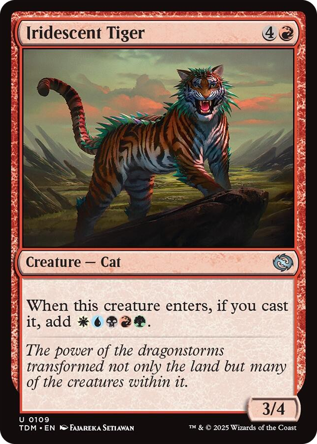 0109 Iridescent Tiger U Dragonstorm