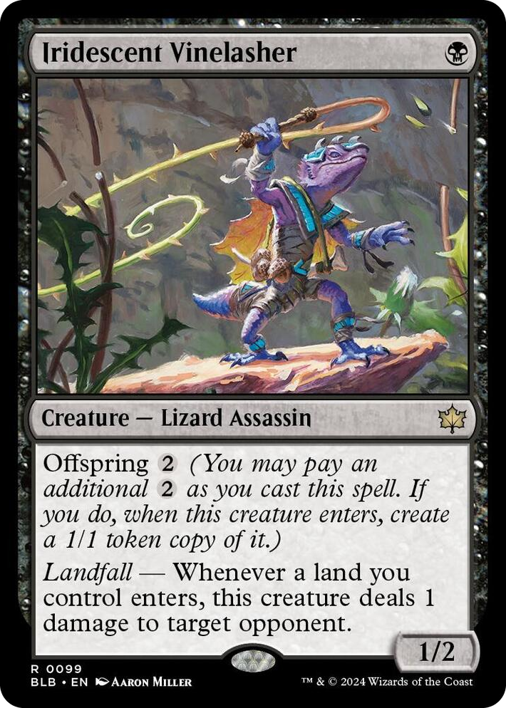 0099 Iridescent Vinelasher R Bloomburrow