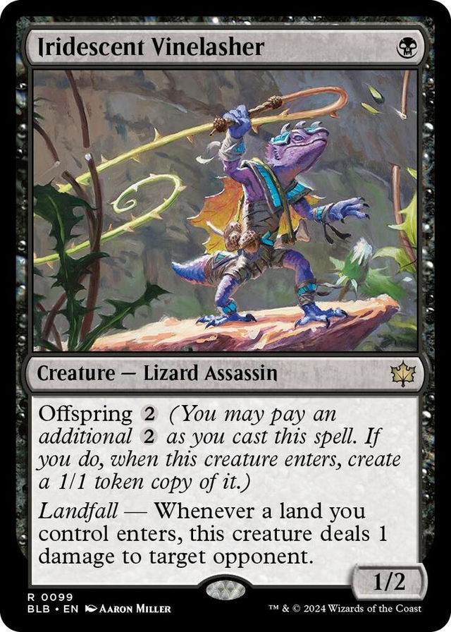 0099 Iridescent Vinelasher R Bloomburrow