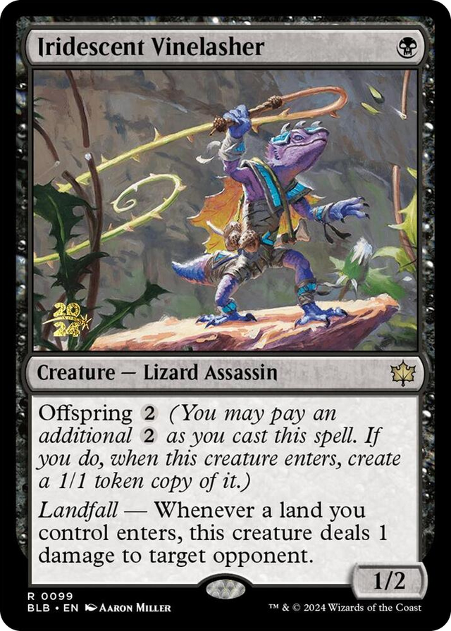 0099 Iridescent Vinelasher R Prerelease Cards