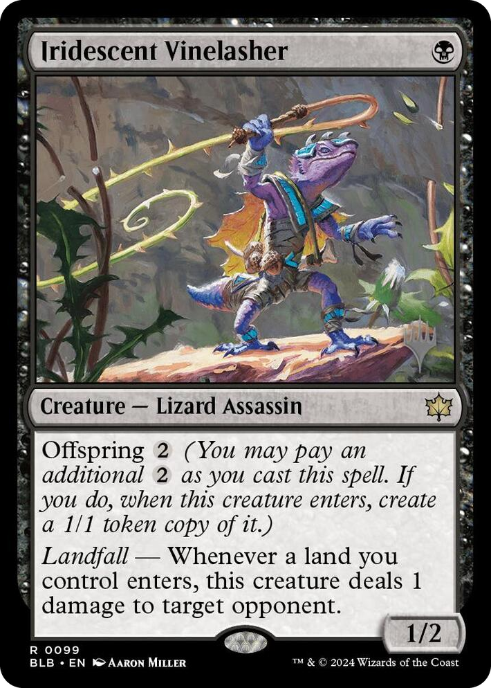 0099 Iridescent Vinelasher R Promo Pack: Bloomburrow