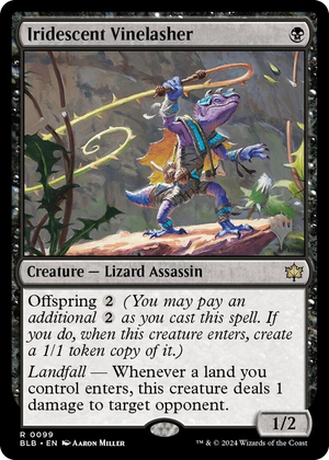 0099 Iridescent Vinelasher R Promo Pack: Bloomburrow