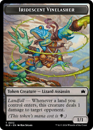 0012 Iridescent Vinelasher Token T Bloomburrow