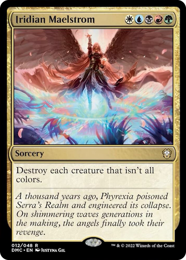 0012 Iridian Maelstrom R Commander: Dominaria United