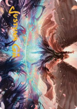 0047 Iridian Maelstrom Art Card (Gold-Stamped Signature) S Art Series: Dominaria United