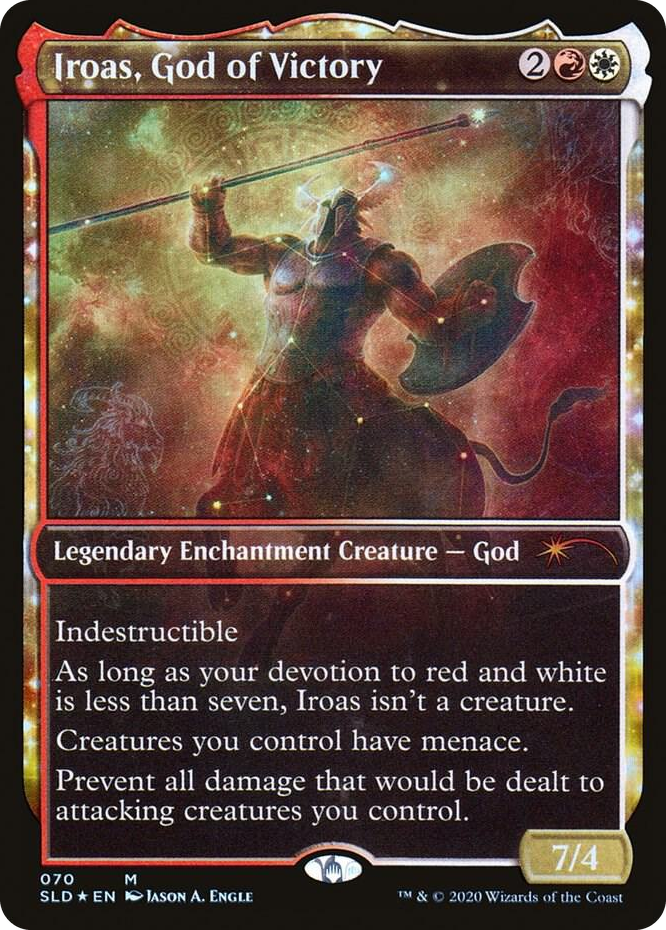 Iroas, God of Victory #70 M - Secret Lair Drop Series Pokemon card