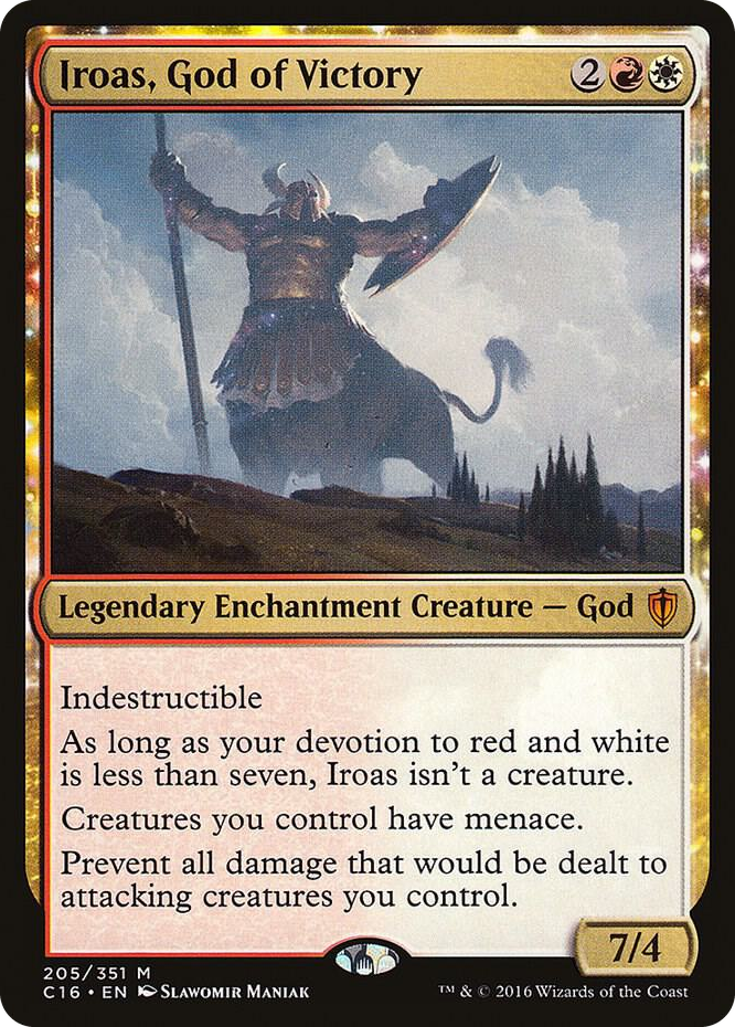 Iroas, God of Victory #205 M - Commander 2016 Pokemon card