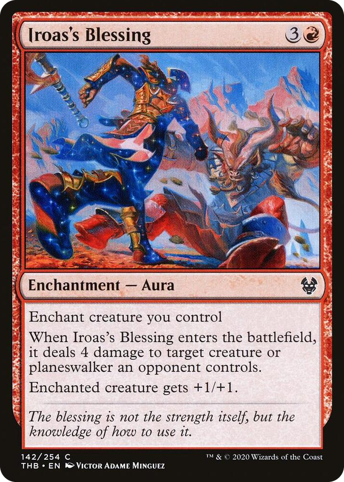 0142 Iroas's Blessing C Theros Beyond Death
