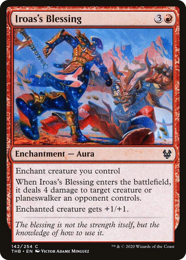 0142 Iroas's Blessing C Theros Beyond Death