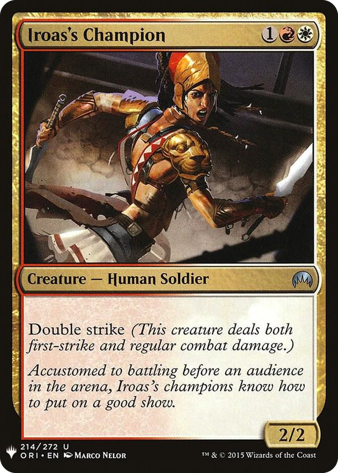 Iroas's Champion #214 U - The List Reprints Pokemon card