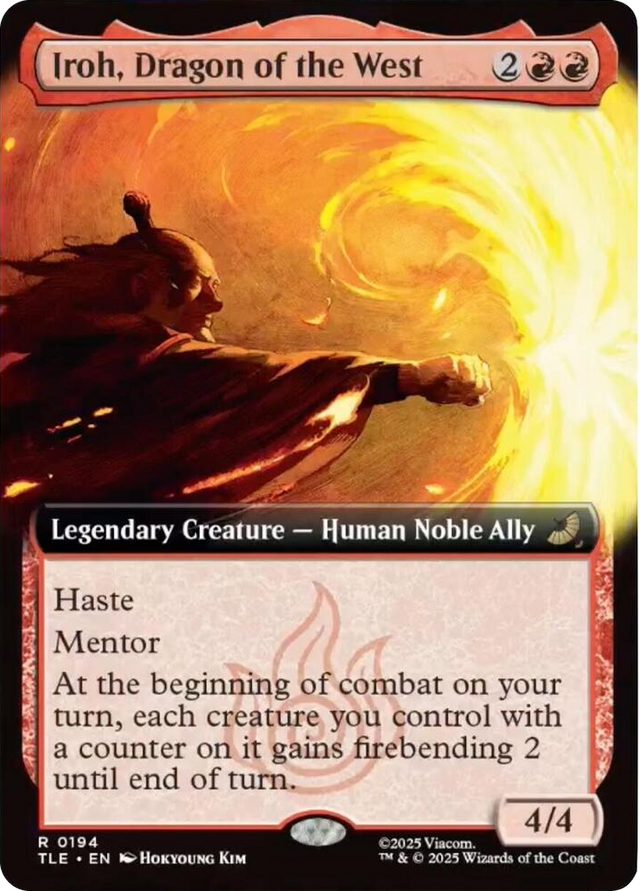 0194 Iroh, Dragon of the West (Extended Art) R The Last Airbender: Eternal-Legal
