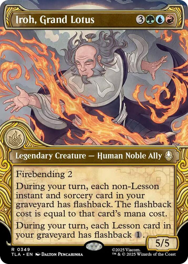 0349 Iroh, Grand Lotus (Showcase) R The Last Airbender