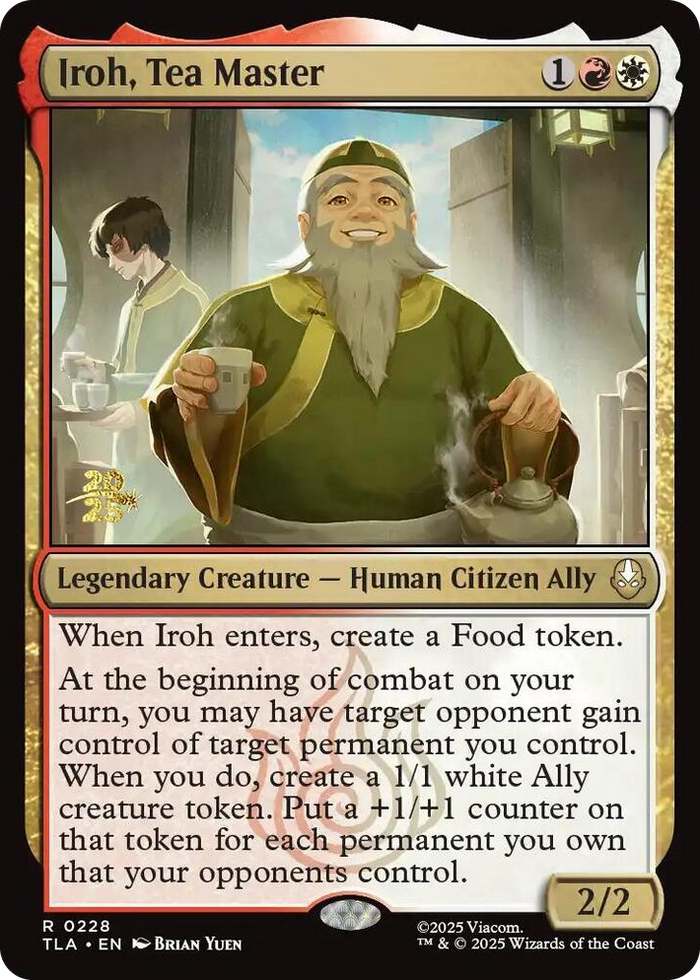 Iroh, Tea Master #228 R - Prerelease Cards Pokemon card