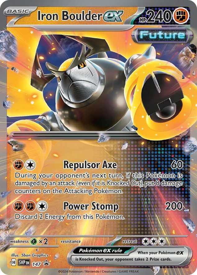 0147 Iron Boulder ex - 147 Promo Scarlet & Violet Promo Cards