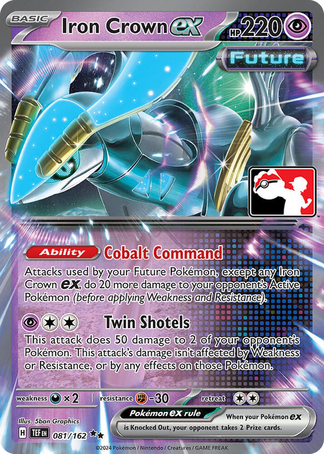 0081 Iron Crown ex Double Rare Prize Pack Series Cards