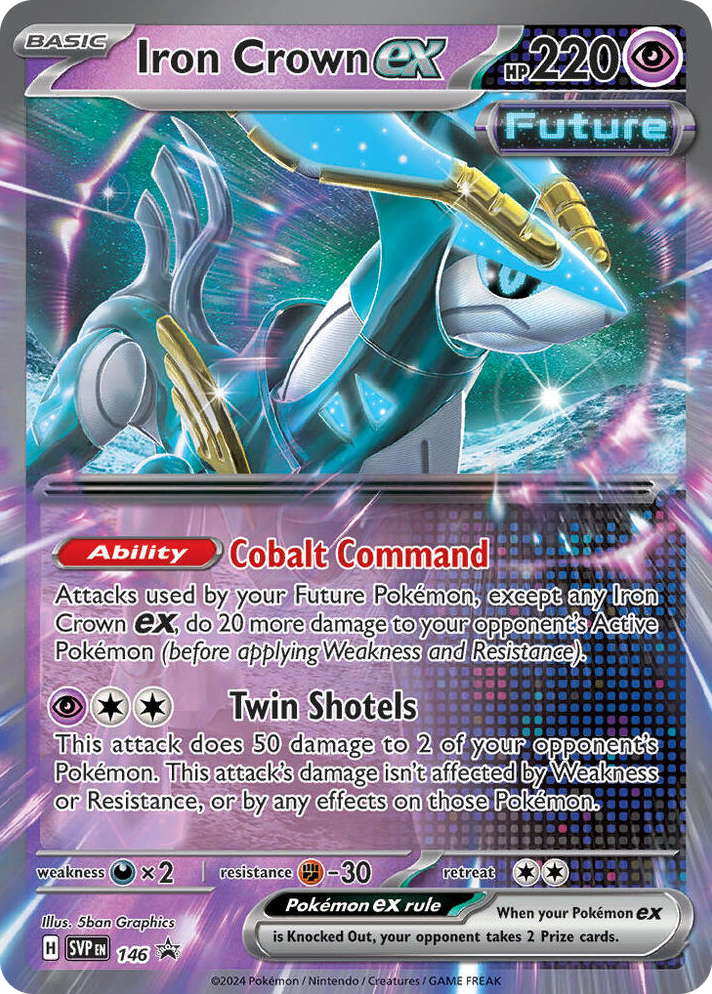 0146 Iron Crown ex - 146 Promo Scarlet & Violet Promo Cards
