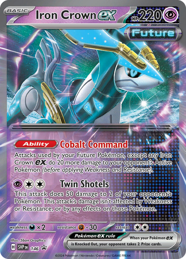 0146 Iron Crown ex - 146 Promo Scarlet & Violet Promo Cards