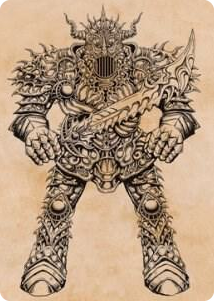 0080 Iron Golem (Showcase) Art Card S Art Series: Adventures in the Forgotten Realms