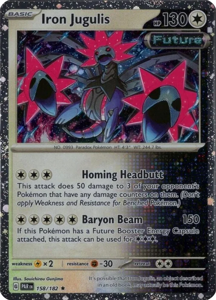 0158 Iron Jugulis - 158/182 (Cosmos Holo) Promo Miscellaneous Cards & Products