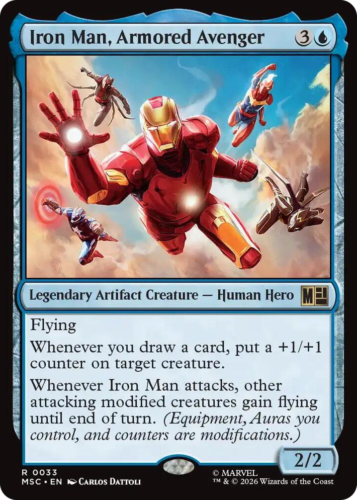 0033 Iron Man, Armored Avenger R Commander: Marvel Super Heroes