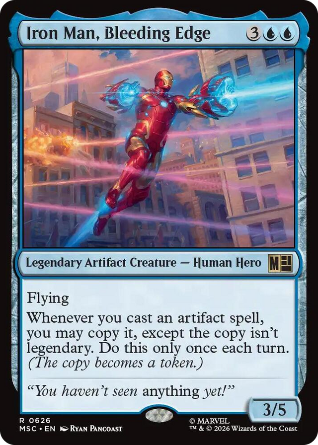 0626 Iron Man, Bleeding Edge R Commander: Marvel Super Heroes