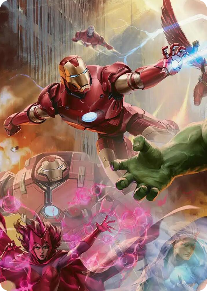 0001 Iron Man, Futurist Paragon Art Card S Art Series: Marvel Super Heroes