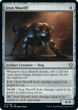 0317 Iron Mastiff U Commander Legends: Battle for Baldur's Gate