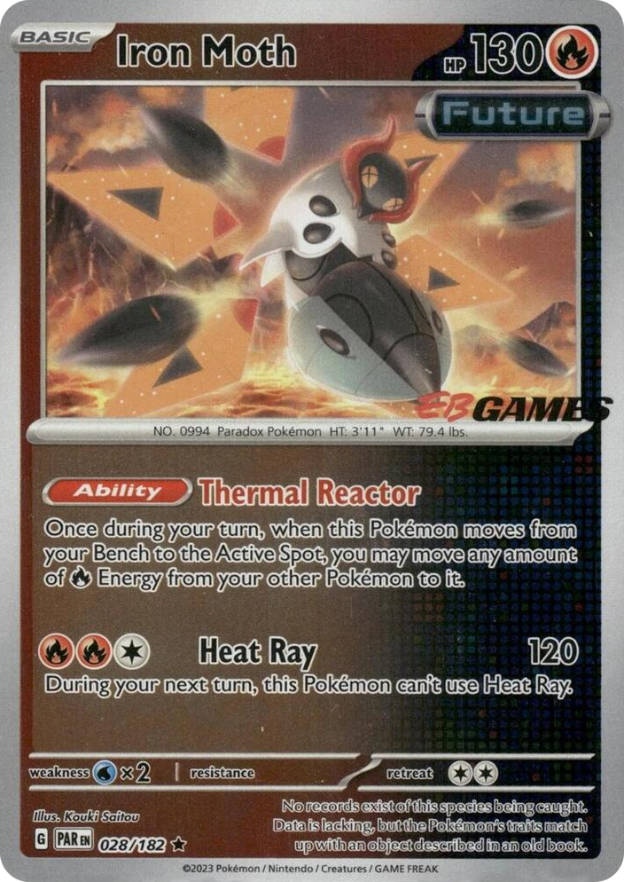 0028 Iron Moth - 028/182 (EB Games Promo) Promo Miscellaneous Cards & Products