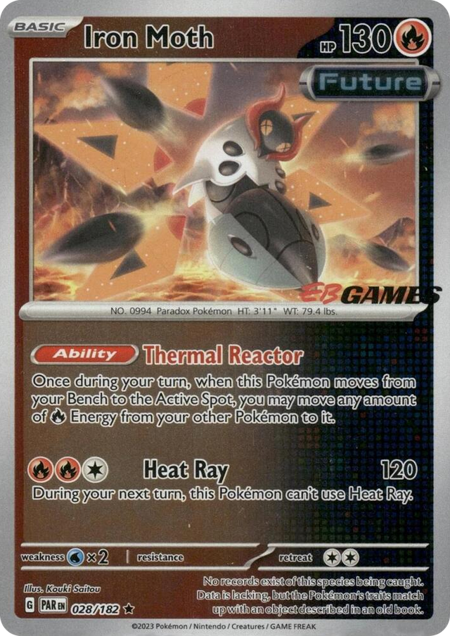 0028 Iron Moth - 028/182 (EB Games Promo) Promo Miscellaneous Cards & Products