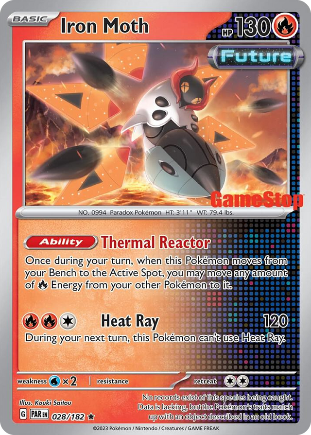 0028 Iron Moth - 028/182 (Gamestop Promo) Promo Miscellaneous Cards & Products