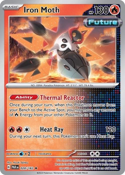 0028 Iron Moth - 028/182 (Non-Holo) Rare Deck Exclusives