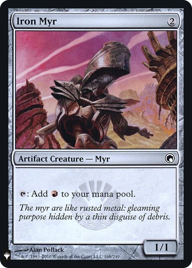 Iron Myr #168 C - The List Reprints Pokemon card
