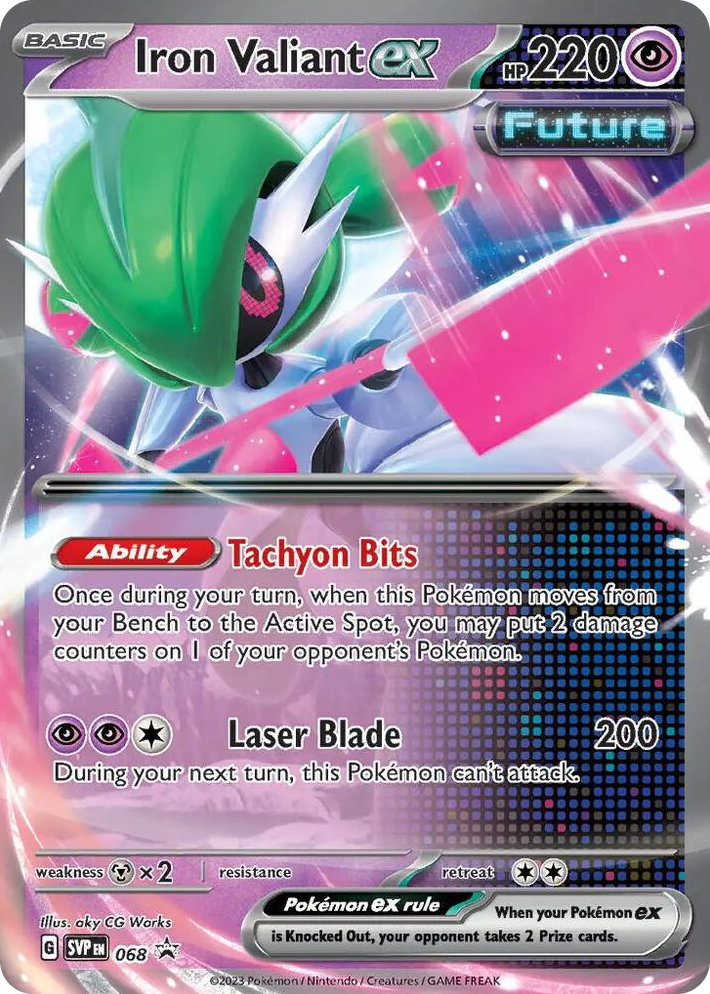 0068 Iron Valiant ex - 068 Promo Scarlet & Violet Promo Cards