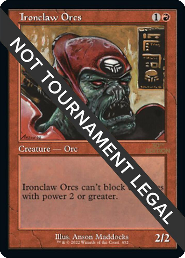 0452 Ironclaw Orcs (Retro Frame) C 30th Anniversary Edition