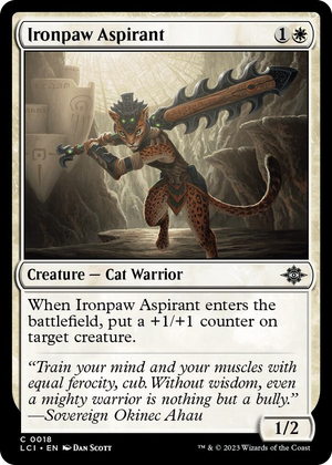 0018 Ironpaw Aspirant C The Lost Caverns of Ixalan