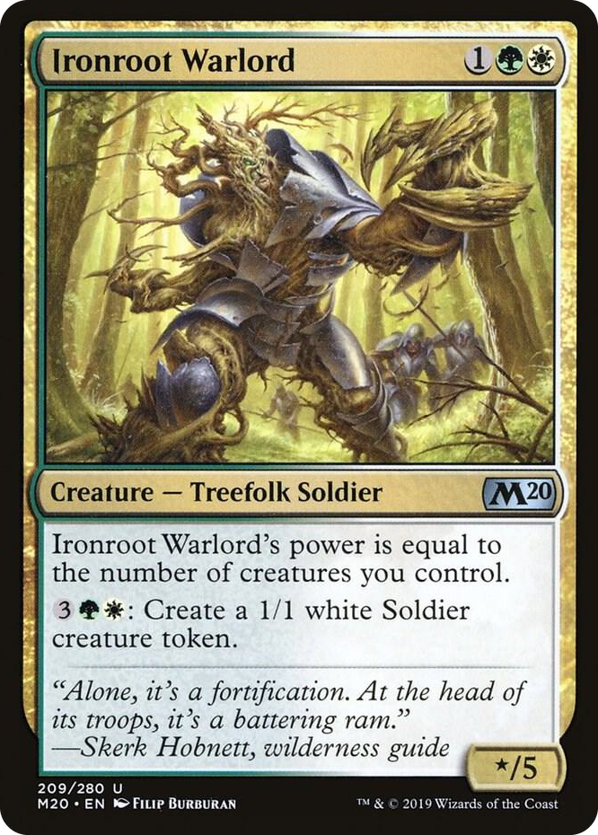 0209 Ironroot Warlord U Core Set 2020
