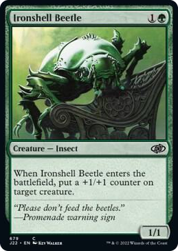 Ironshell Beetle #679 C - Jumpstart 2022 Pokemon card