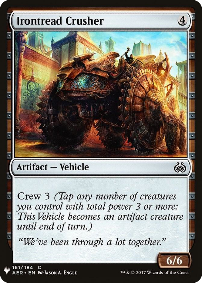 Irontread Crusher #161 C - The List Reprints Pokemon card