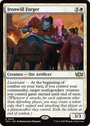 0013 Ironwill Forger R Commander: Tarkir: Dragonstorm